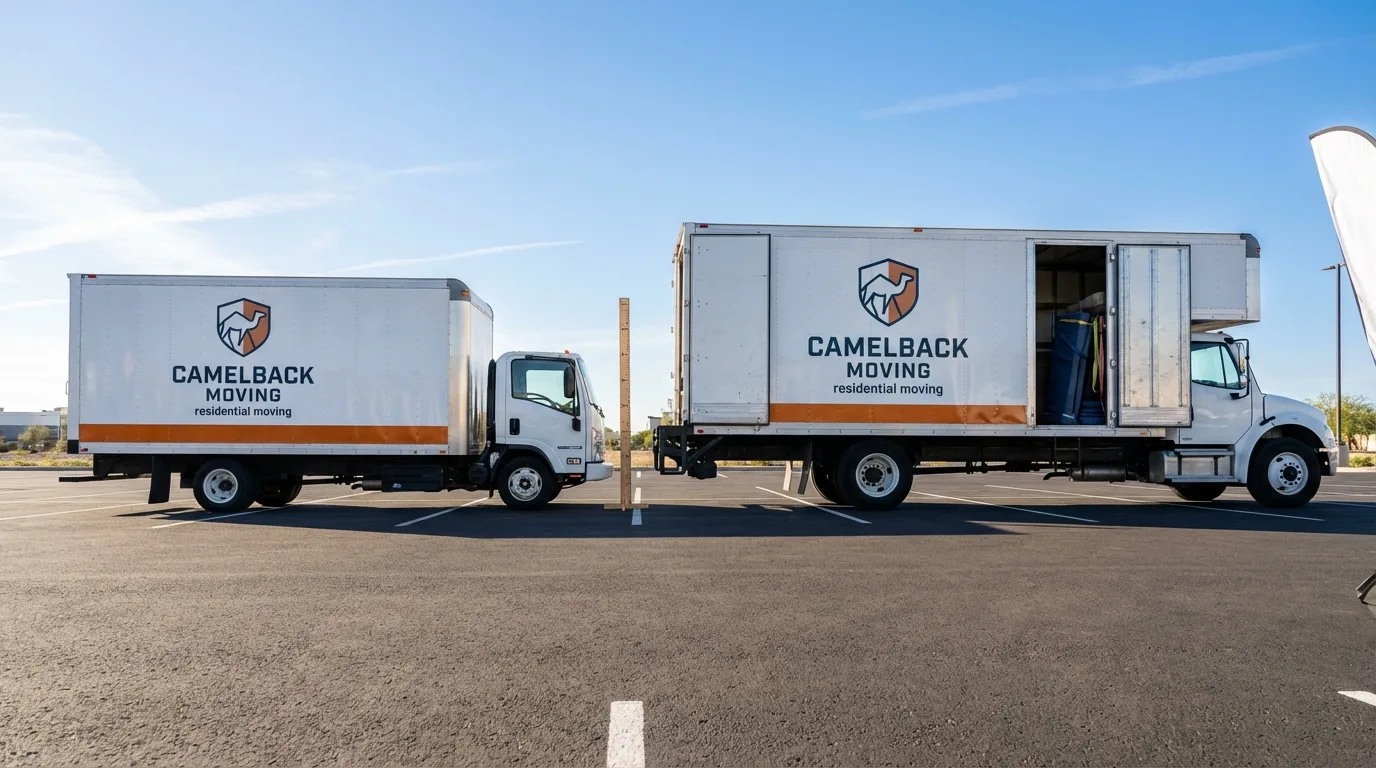 Moving truck size capacity guide in Arkansas City